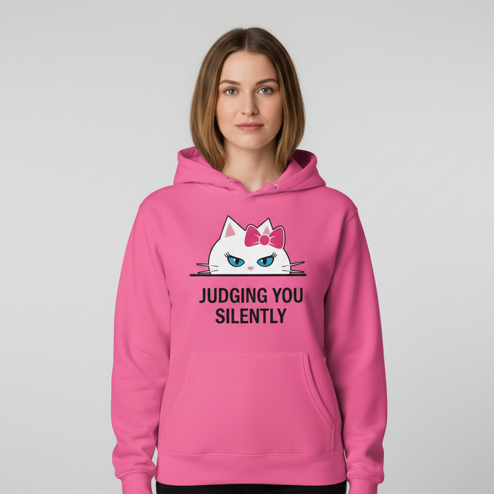 Judging You Silently — Bella Premium Midweight Hoodie
