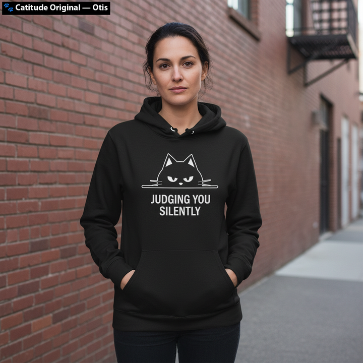 Judging You Silently — Otis Premium Midweight Hoodie