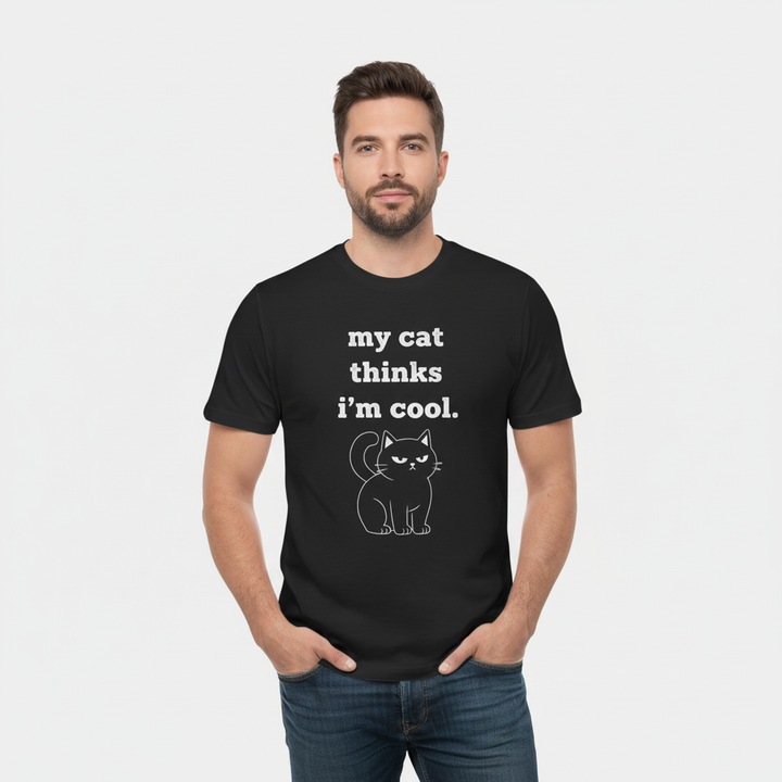 My Cat Thinks I'm Cool — Otis Premium T-Shirt