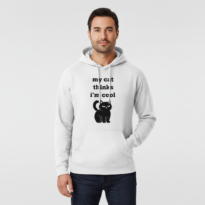 My Cat Thinks I'm Cool — Otis Premium Midweight Hoodie