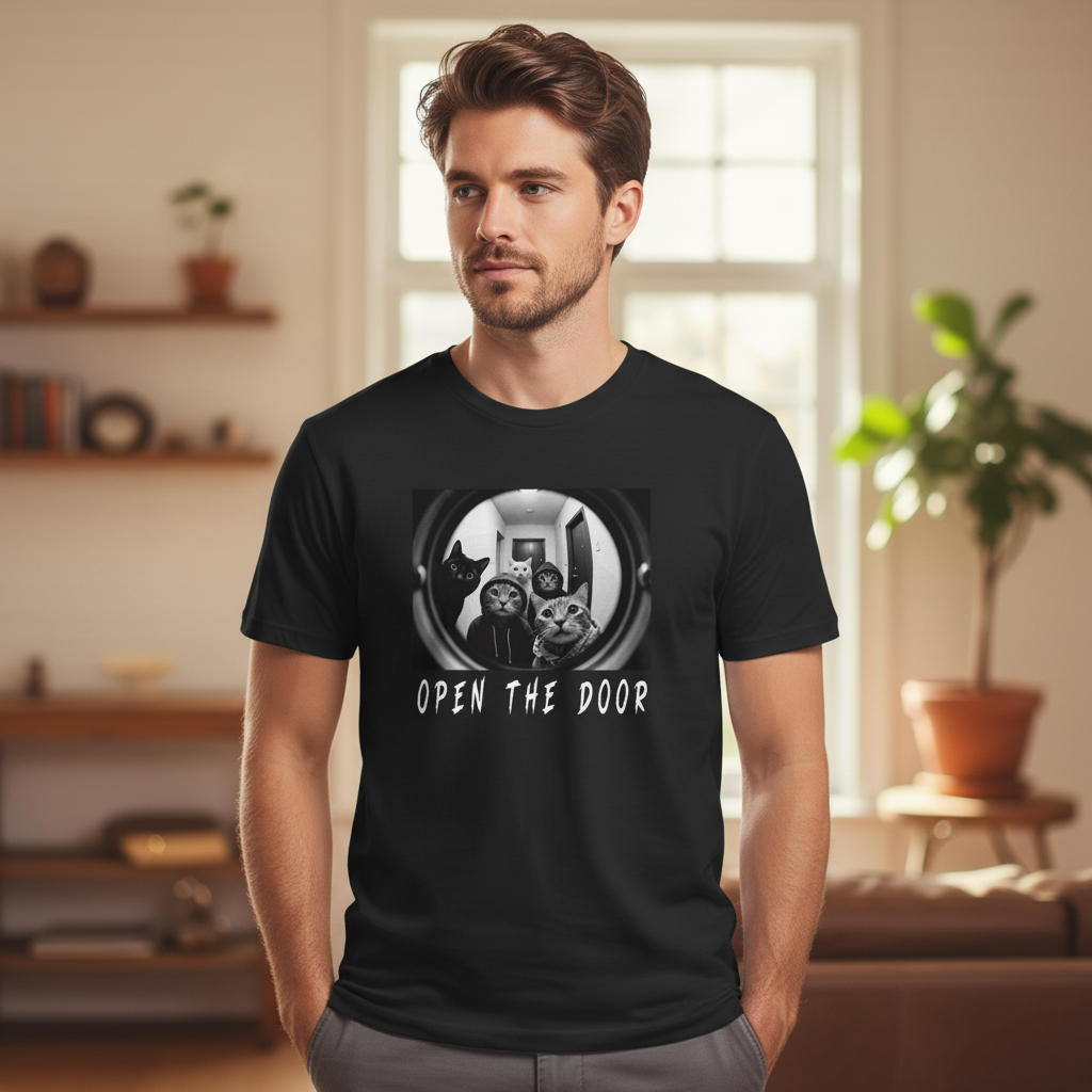 Open The Door — Cat Gang Premium T-Shirt