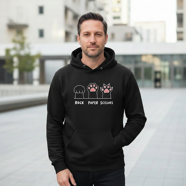 Rock Paper Scissors (Claws) — Premium Midweight Hoodie