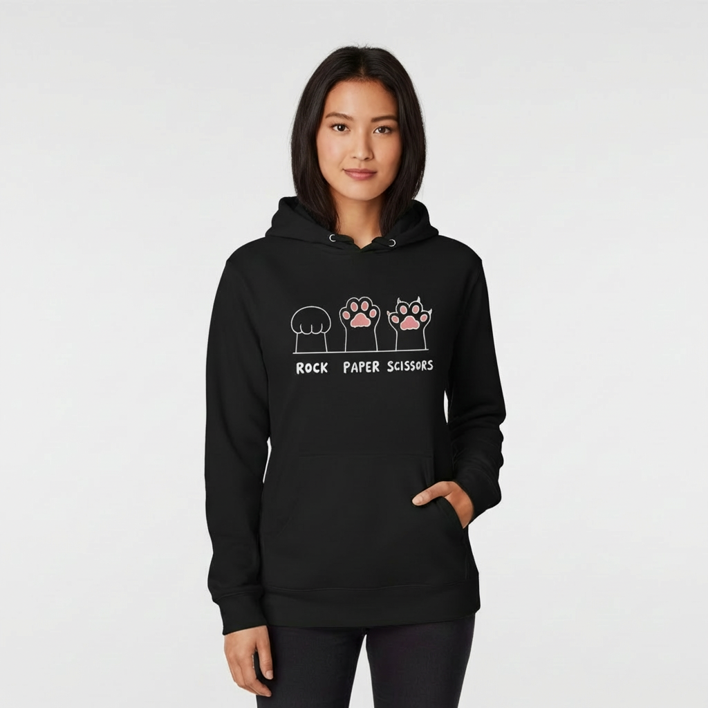 Rock Paper Scissors (Claws) — Premium Midweight Hoodie