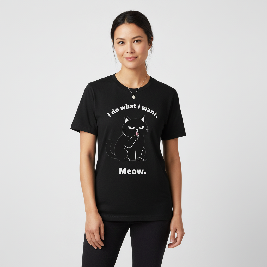 I Do What I Want. Meow. — Otis Premium T-Shirt