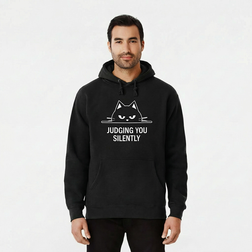 Judging You Silently — Otis Premium Midweight Hoodie
