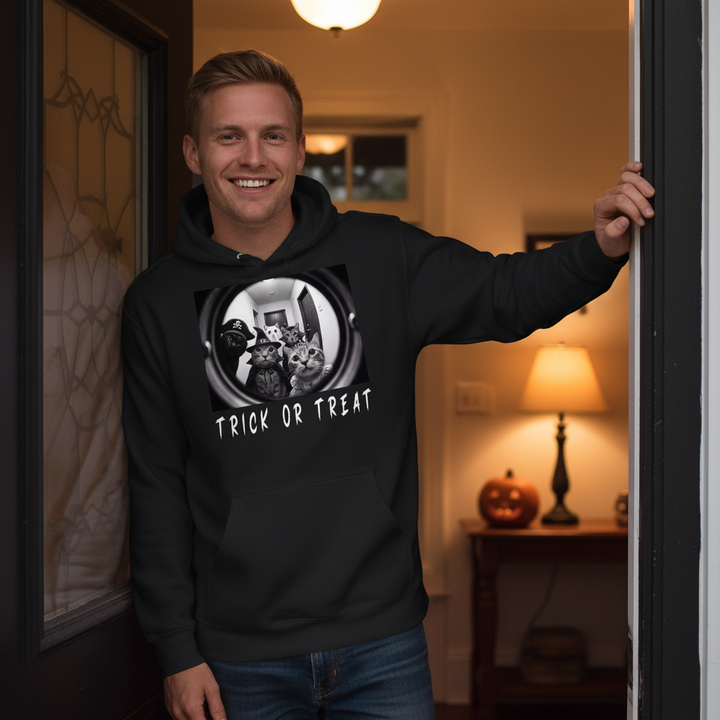 Open the Door — Trick or Treat Edition  — Premium Midweight Hoodie
