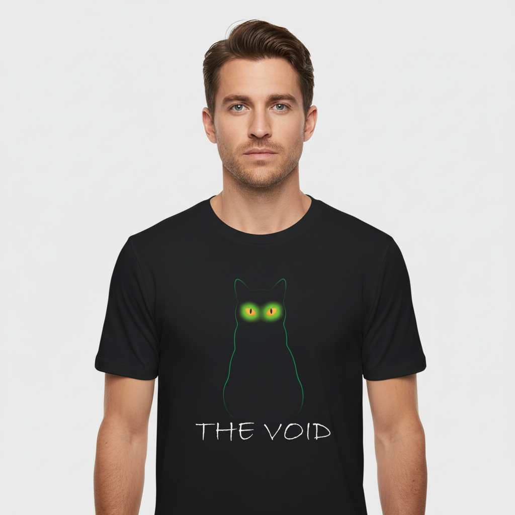 The Void — Black Cat Premium T-Shirt